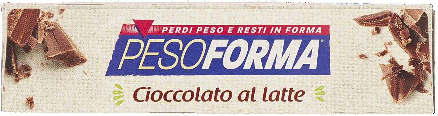 Barrette Pesoforma al cioccolato latte, pasto sostitutivo 12x31g