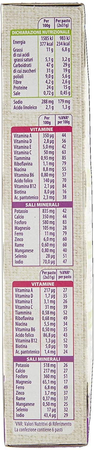 Barrette Pesoforma al cioccolato latte, pasto sostitutivo 12x31g
