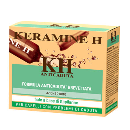 Fiale anticaduta Keramine H per capelli, 12 fiale 6ml