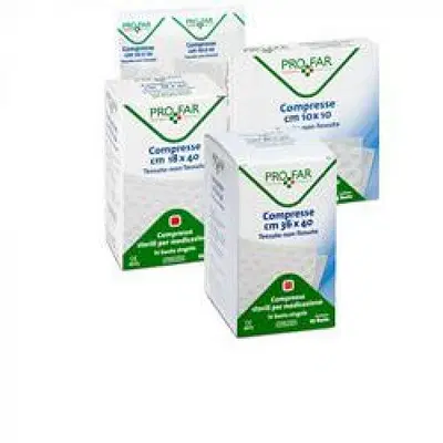 GARZA COMPRESSA TESSUTO NON TESSUTO 10X10 CM 25 PEZZI PROFAR GARZA COMPRESSA TESSUTO NON TESSUTO 10X10 CM 25 PEZZI PROFAR