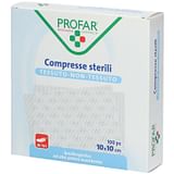 GARZA COMPRESSE TESSUTO NON TESSUTO 10X10 CM 100 PEZZI PROFAR