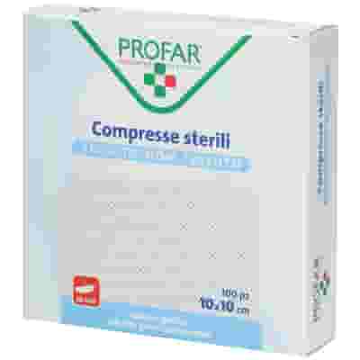 Compresse sterili Profar in TNT 10x10 cm, 100 pezzi