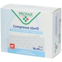 GARZA COMPRESSA TESSUTO NON TESSUTO 18X40 CM 12 PEZZI PROFAR