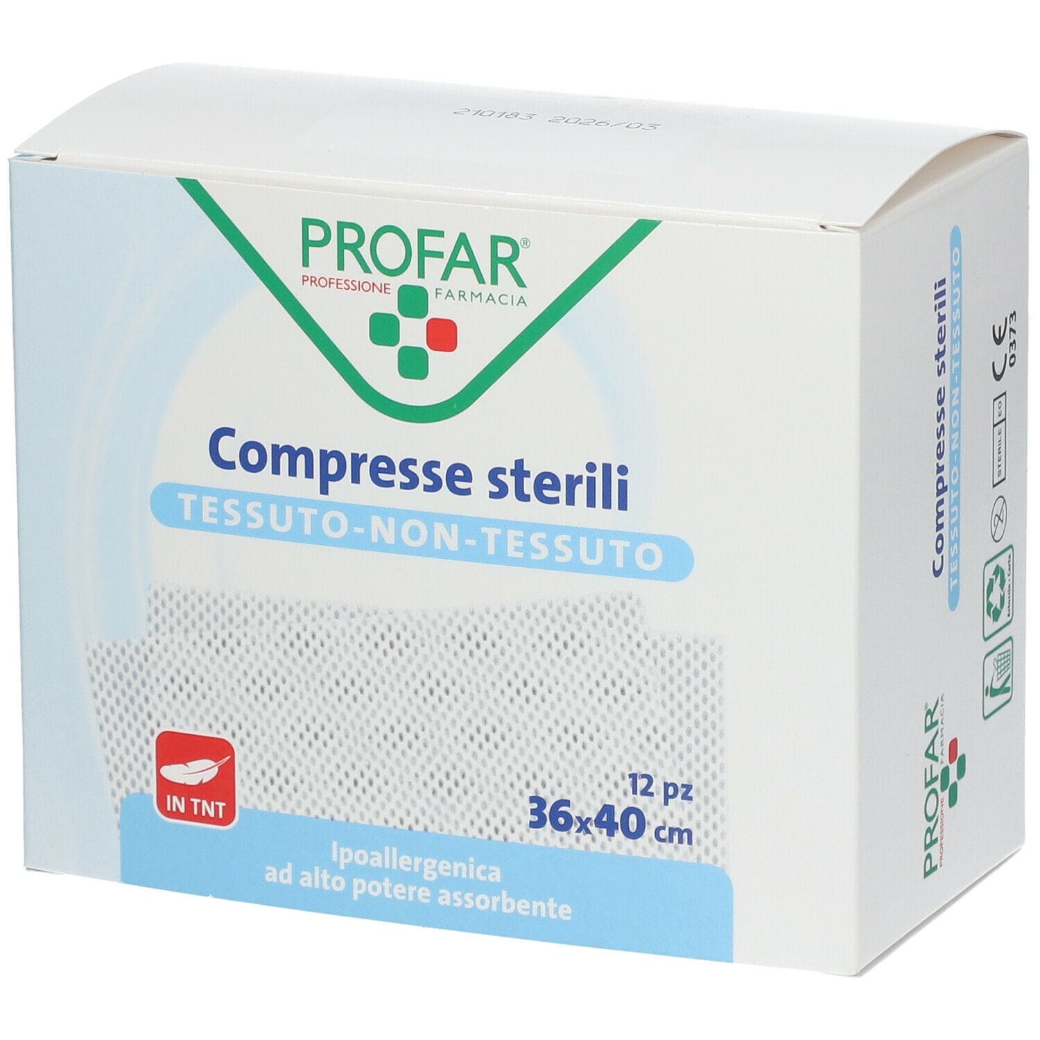 Compressa sterile Profar in TNT 36x40 cm, 12 pezzi