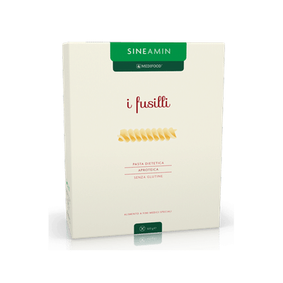 Pasta aproteica senza glutine Sineamin Fusilli 500g