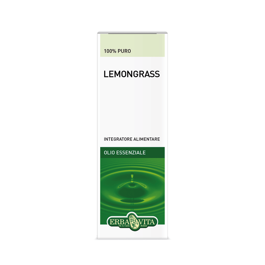 Olio Essenziale di Lemongrass Erba Vita, 10ml puro