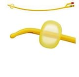 CATETERE FOLEY A MEDIA PERMANENZA  RUSCH GOLD PLUS A 2 VIE IN SILKOLATEX LATTICE-SILICONE PER ADULTO CH14 LUNGHEZZA 40 CM PUNTA CILINDRICA A 2 FORI PALLONCINO 5-15 ML 1 PEZZO
