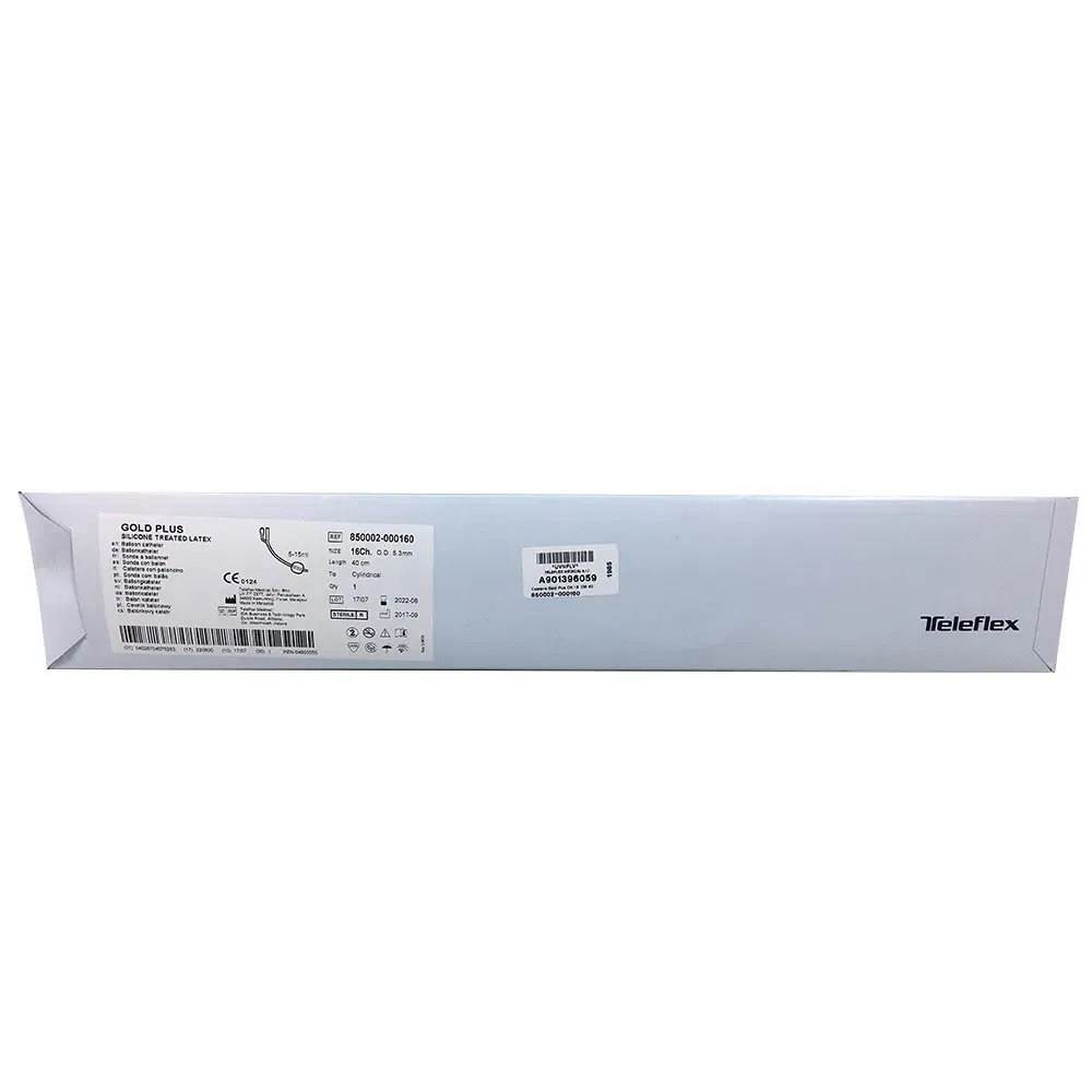 Catetere Foley Rüsch Gold PLUS CH16 Silkolatex, 2 vie