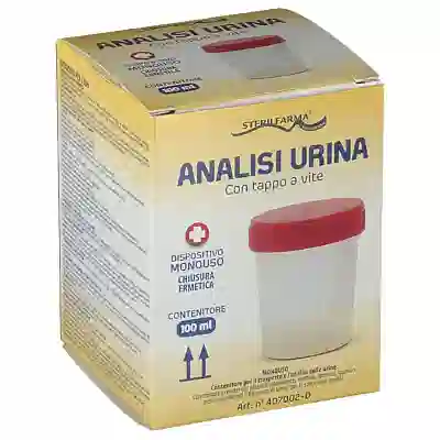 Sterilfarma Contenitore sterile per urina per analisi diagnostiche 120 ml