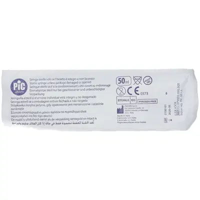SIRINGA PIC INDOLOR STERILE CAPACITA' 50ML SENZA AGO MONTATO LUER LOCK 1 PEZZO SIRINGA PIC INDOLOR STERILE CAPACITA' 50ML SENZA AGO MONTATO LUER LOCK 1 PEZZO