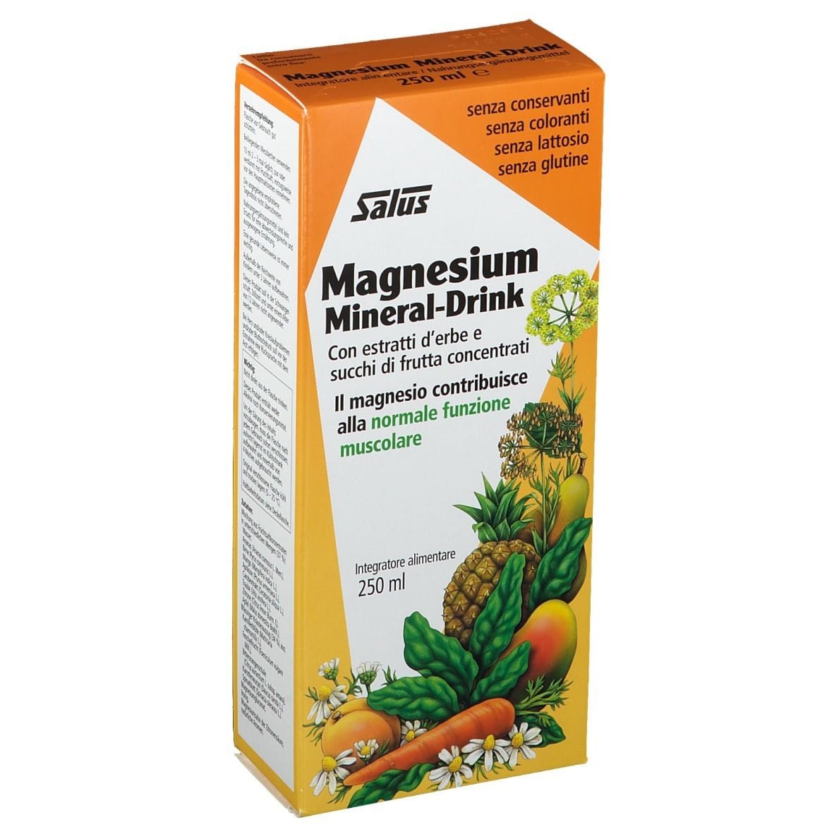 Integratore Salus Magnesio liquido con succhi di frutta, 250ml