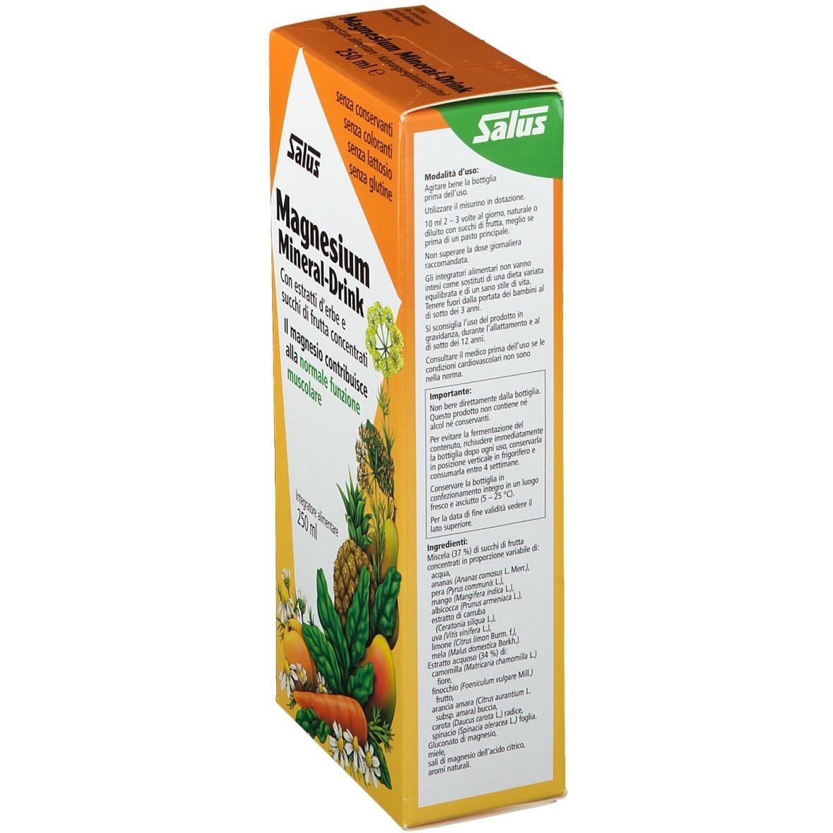Integratore Salus Magnesio liquido con succhi di frutta, 250ml