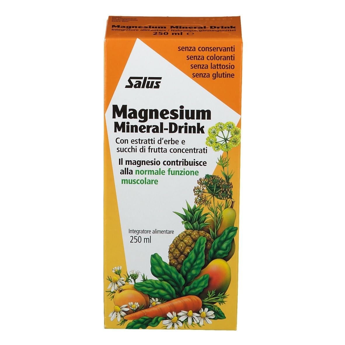Integratore Salus Magnesio liquido con succhi di frutta, 250ml