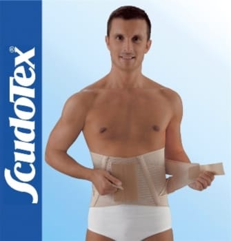 Corsetto ortopedico Double Cross, altezza 27cm, doppia chiusura