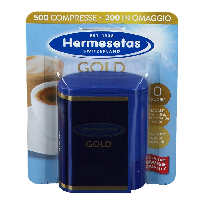 Hermesetas Gold 500+200 Compresse 35 G