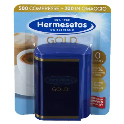 HERMESETAS GOLD 500+200 COMPRESSE 35 G HERMESETAS GOLD 500+200 COMPRESSE 35 G