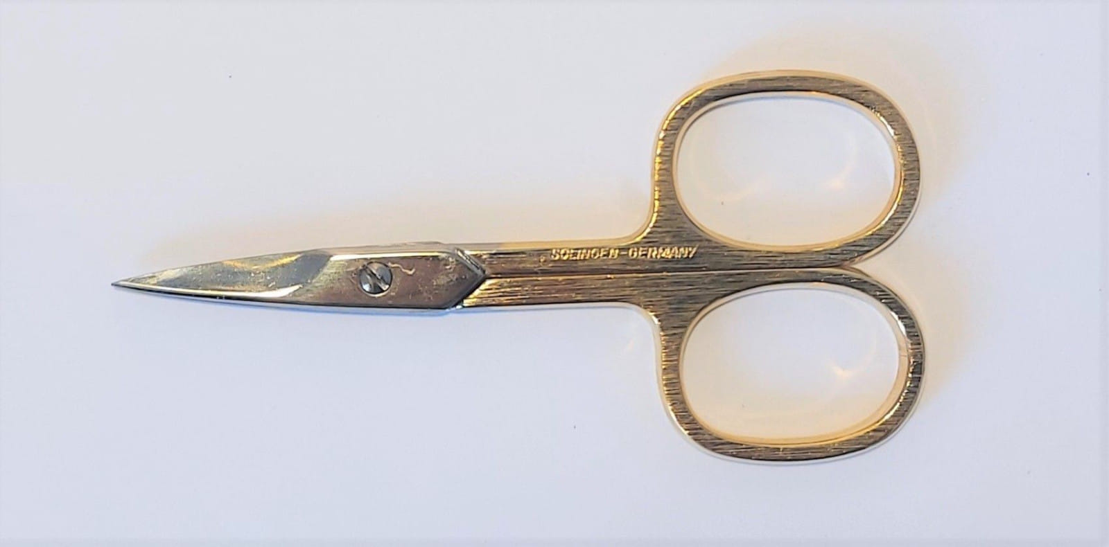 OTTO S FORBICE UNGHIE PUNTA RETTA MANICO ORO