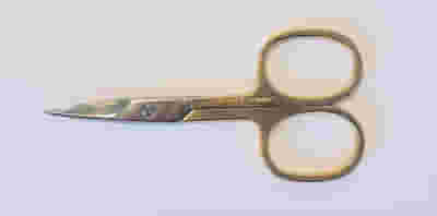 OTTO S FORBICE UNGHIE PUNTA RETTA MANICO ORO