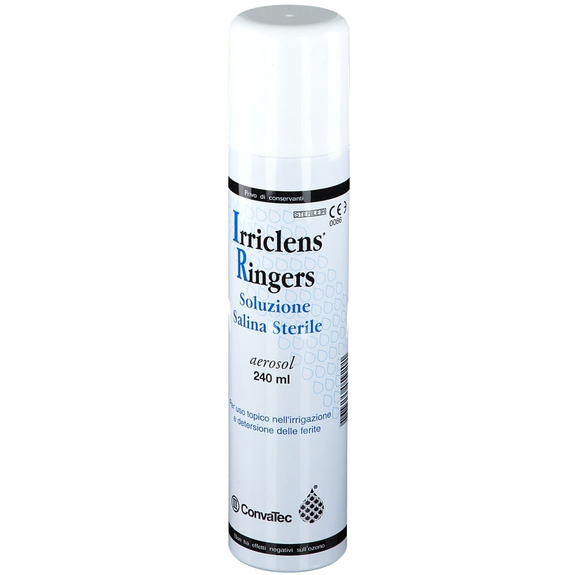 Irriclens soluzione salina spray per ferite, 240ml