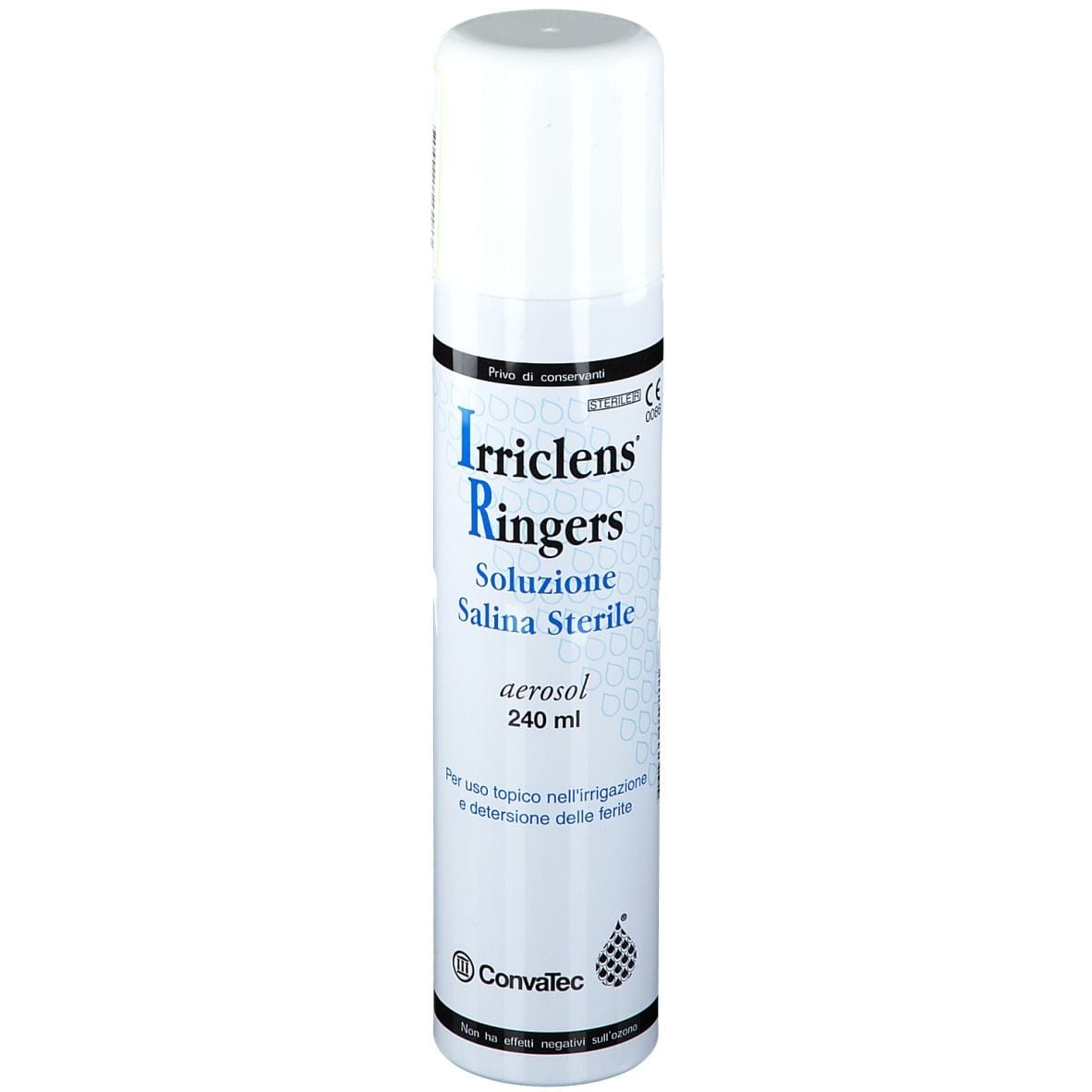 Irriclens soluzione salina spray per ferite, 240ml