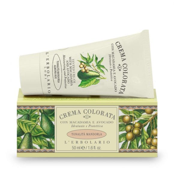 Crema colorata viso tinta Mandorla con macadamia e avocado 50ml