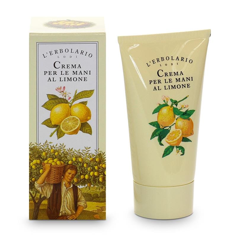 Crema mani al limone protettiva e idratante, 75ml