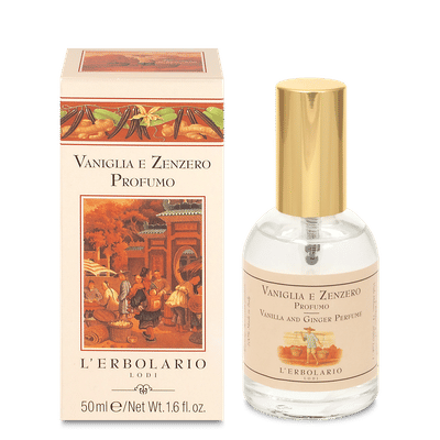 Profumo Erbolario Vaniglia e Zenzero 50ml, fragranza fresca