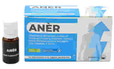 Integratore ANER con Ginseng e Guaranà, 10 Flaconcini 10ml