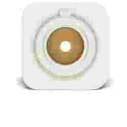 PLACCA CON FLANGIA E BARRIERA PROTETTIVA E SUPPORTO MICROPOROSO DISPOSITIVI DUE PEZZI CON SISTEMA DI AGGANCIO ATRAUMATICO CONSECURA FLEX 45MM 5 PEZZI