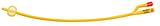 CATETERE FOLEY A MEDIA PERMANENZA RUSCH GOLD PLUS A 2 VIE IN SILKOLATEX LATTICE-SILICONE PER ADULTO CH18 LUNGHEZZA 40 CM PUNTA CILINDRICA A 2 FORI PALLONCINO 30-50 ML 1 PEZZO
