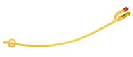 CATETERE FOLEY A MEDIA PERMANENZA  RUSCH GOLD PLUS A 2 VIE IN SILKOLATEX LATTICE-SILICONE PER ADULTO CH22 LUNGHEZZA 40 CM PUNTA CILINDRICA A 2 FORI PALLONCINO 30-50 ML 1 PEZZO