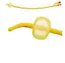 CATETERE FOLEY A MEDIA PERMANENZA  RUSCH GOLD PLUS A 3 VIE IN SILKOLATEX LATTICE-SILICONE PER ADULTO CH18 LUNGHEZZA 40 CM PUNTA CILINDRICA A 2 FORI PALLONCINO 5-15 ML 1 PEZZO