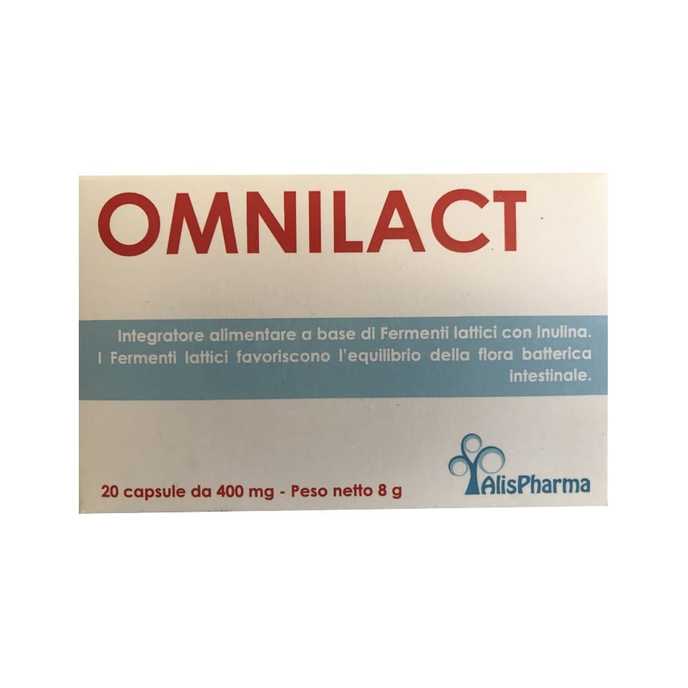 Integratore Omnilact con fermenti lattici, 20 capsule