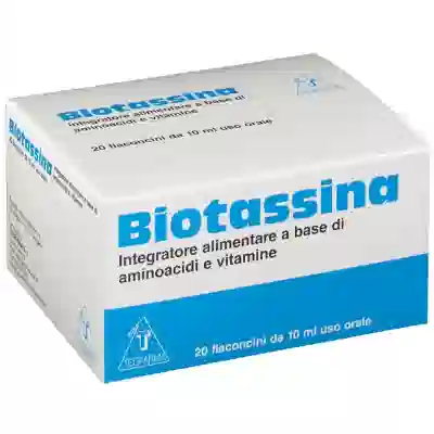 Integratore Biotassina con aminoacidi e vitamine, 20 fiale