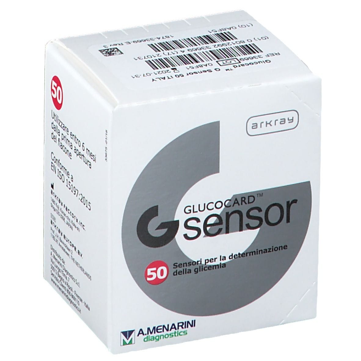 Strisce per glicemia Glucocard G Sensor, 50 pezzi