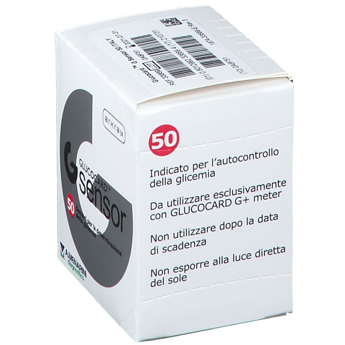 Strisce per glicemia Glucocard G Sensor, 50 pezzi