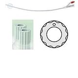 CATETERE VESCICALE IN SILICONE PROFILCATH PLUS SCANALATO 2 VIE CH22 LUNGHEZZA 31 CM PUNTA CILINDRICA 2 FORI CONTRAPPOSTI PALLONCINO 5 ML 10 PEZZI