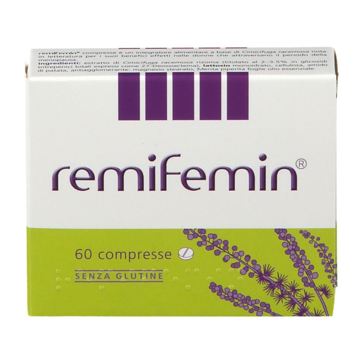 Integratore Remifemin per la menopausa, 60 compresse