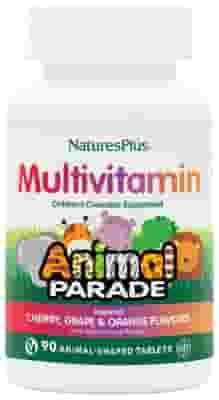 Multivitaminico Animal Parade per bambini, 90 tavolette masticabili