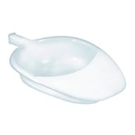 Padella per allettati Gammadis in plastica bianca
