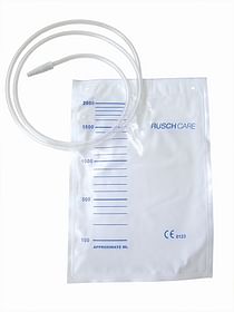 Sacca Di Drenaggio Letto Per Incontinenza 2000 Ml In Pvc Con Tubo Di Raccordo 90 Cm Diametro 5 X7 Mm Monouso 30 Pezzi