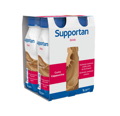 SUPPORTAN DRINK CAPPUCCINO 4 FLACONI X 200 ML