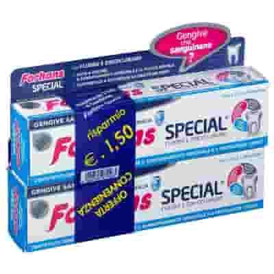 Dentifricio Forhans Special gengivario allo zinco, 2x75ml