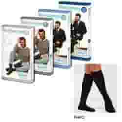 Gambaletto compressivo Man Support 18 Cotone, nero taglia 5