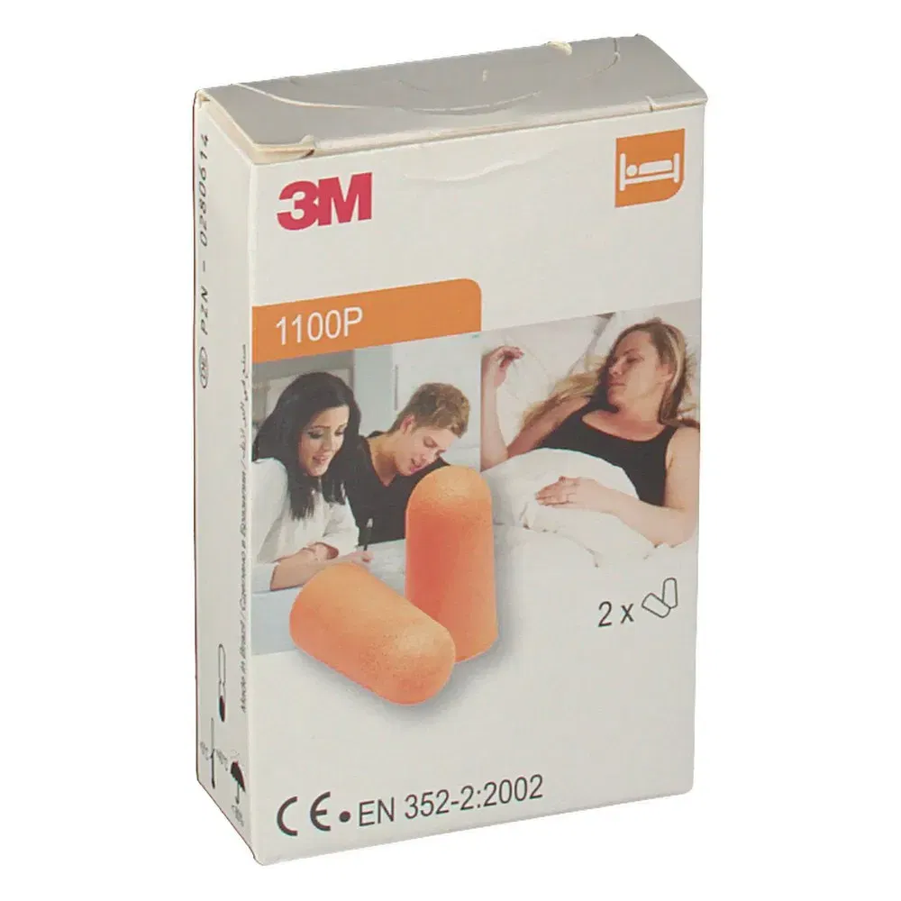 Tappi Auricolari Barriera Rumori Monouso 1100 P 4 Pezzi