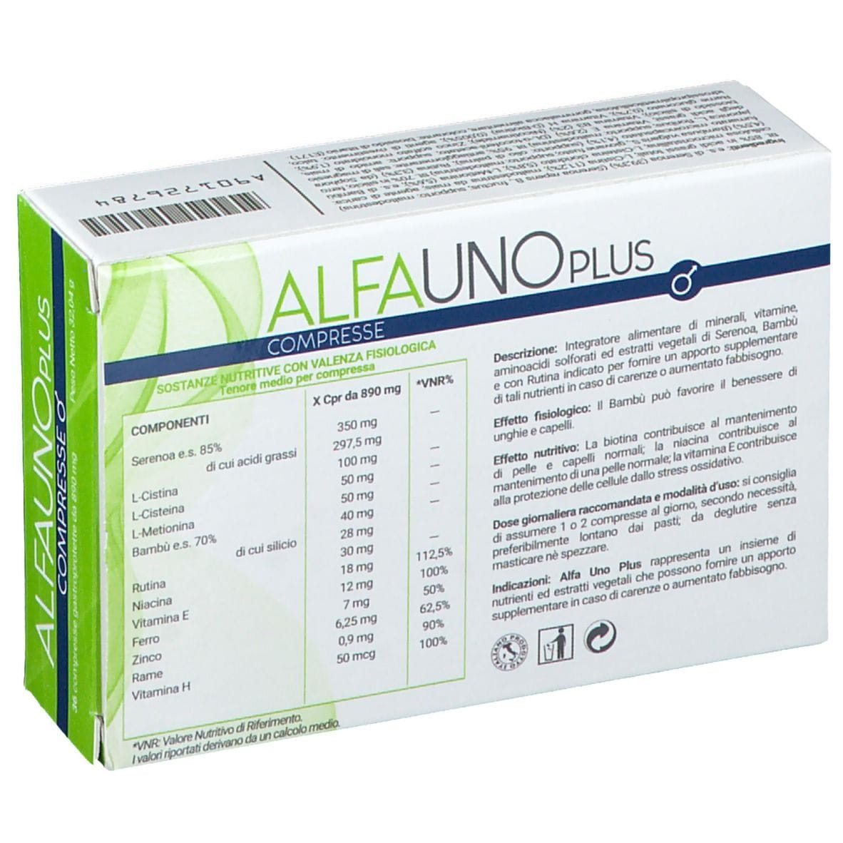 ALFAUNO PLUS 36 COMPRESSE