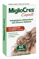 Integratore Migliocres Capelli con Zinco, 60 capsule