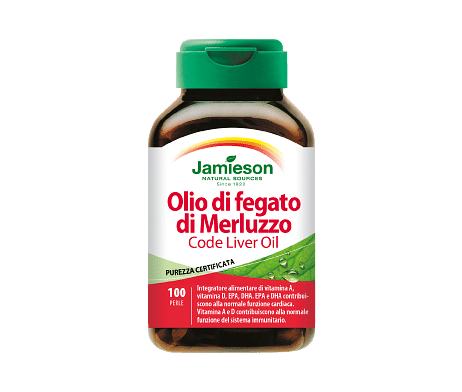 Jamieson Olio Di Fegato Di Merluzzo 100 Perle