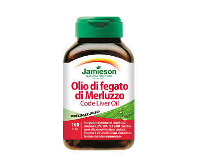 JAMIESON OLIO DI FEGATO DI MERLUZZO 100 PERLE