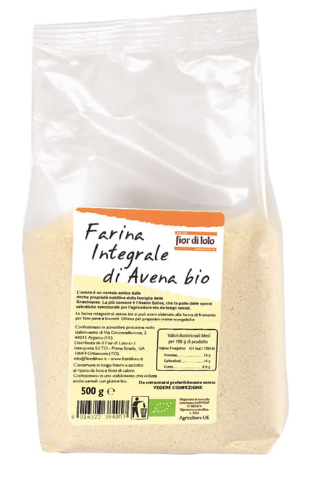 Fior Di Loto Farina Di Avena Integrale 500 G
